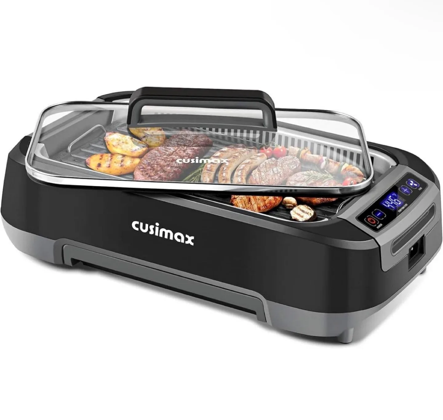 Cusimax Smokeless Grill CMG-500 Electric Indoor Grill image indicator(2)