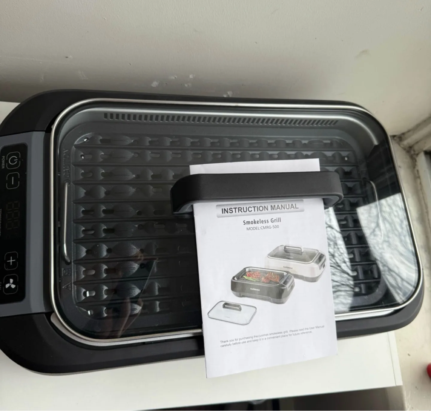 Cusimax Smokeless Grill CMG-500 Electric Indoor Grill image indicator(3)