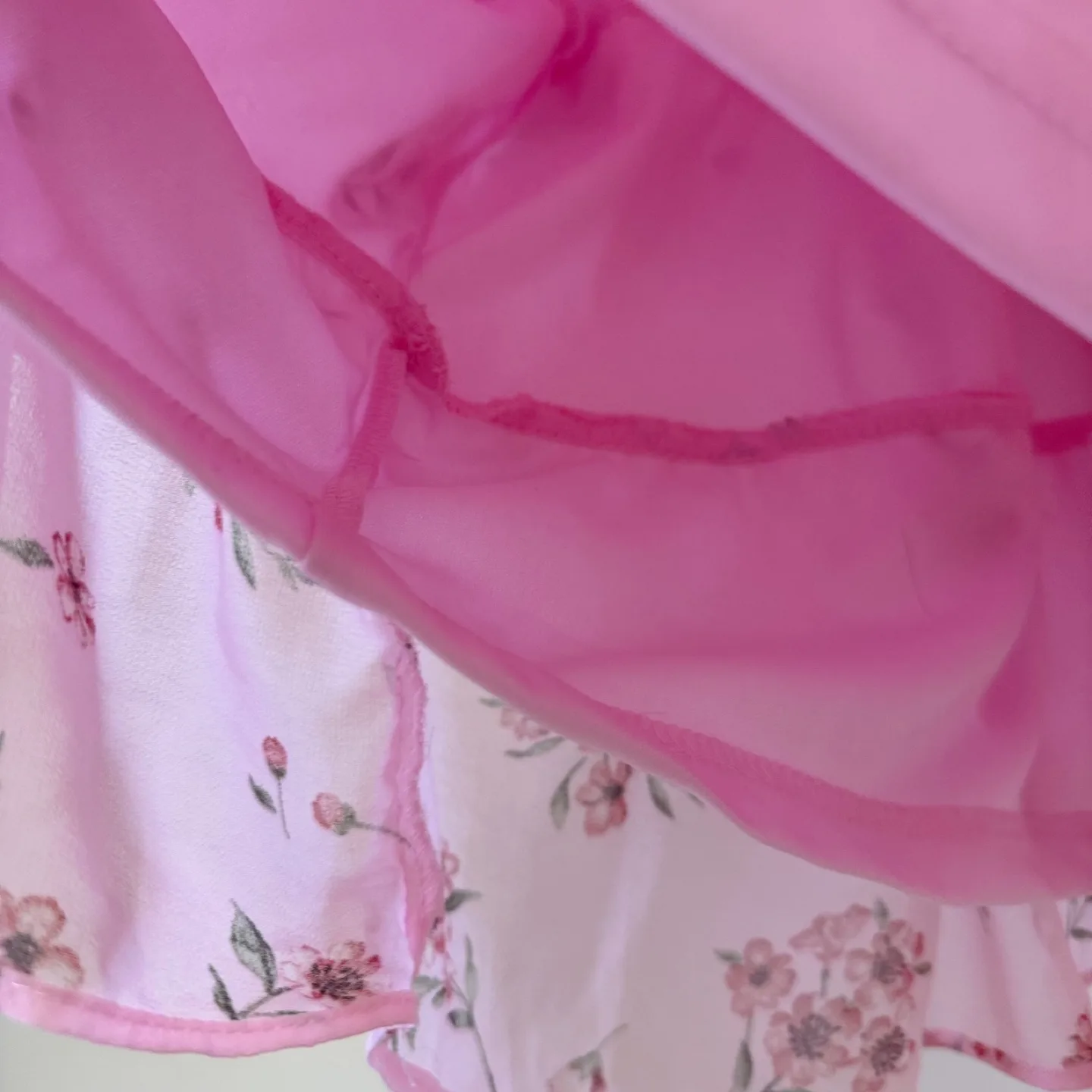 Vintage Floral Ruffle Dress image indicator(7)