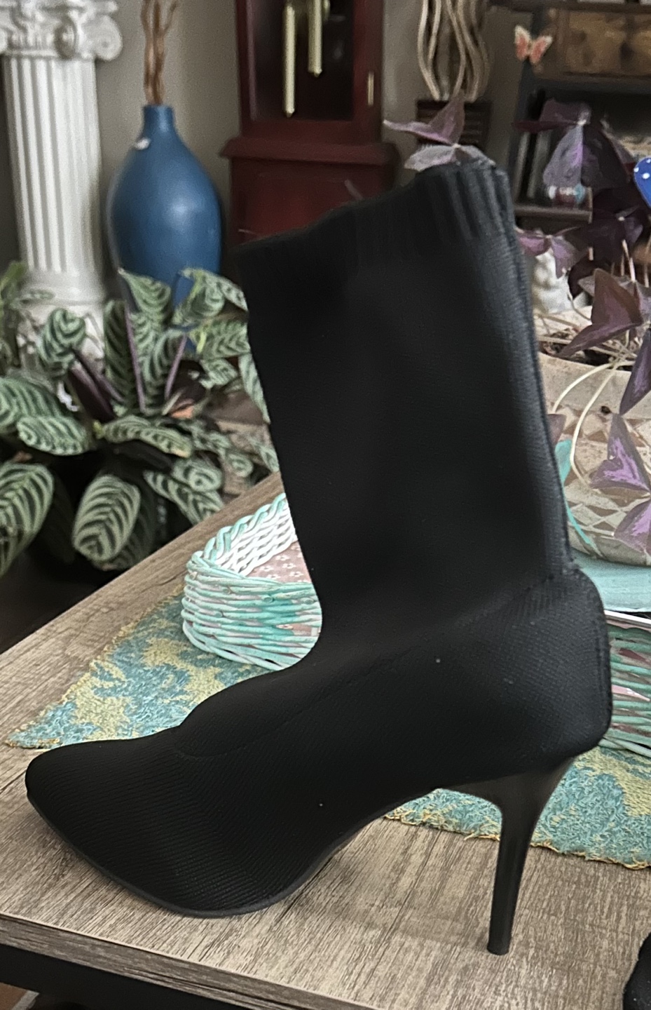 Black Sock Booties