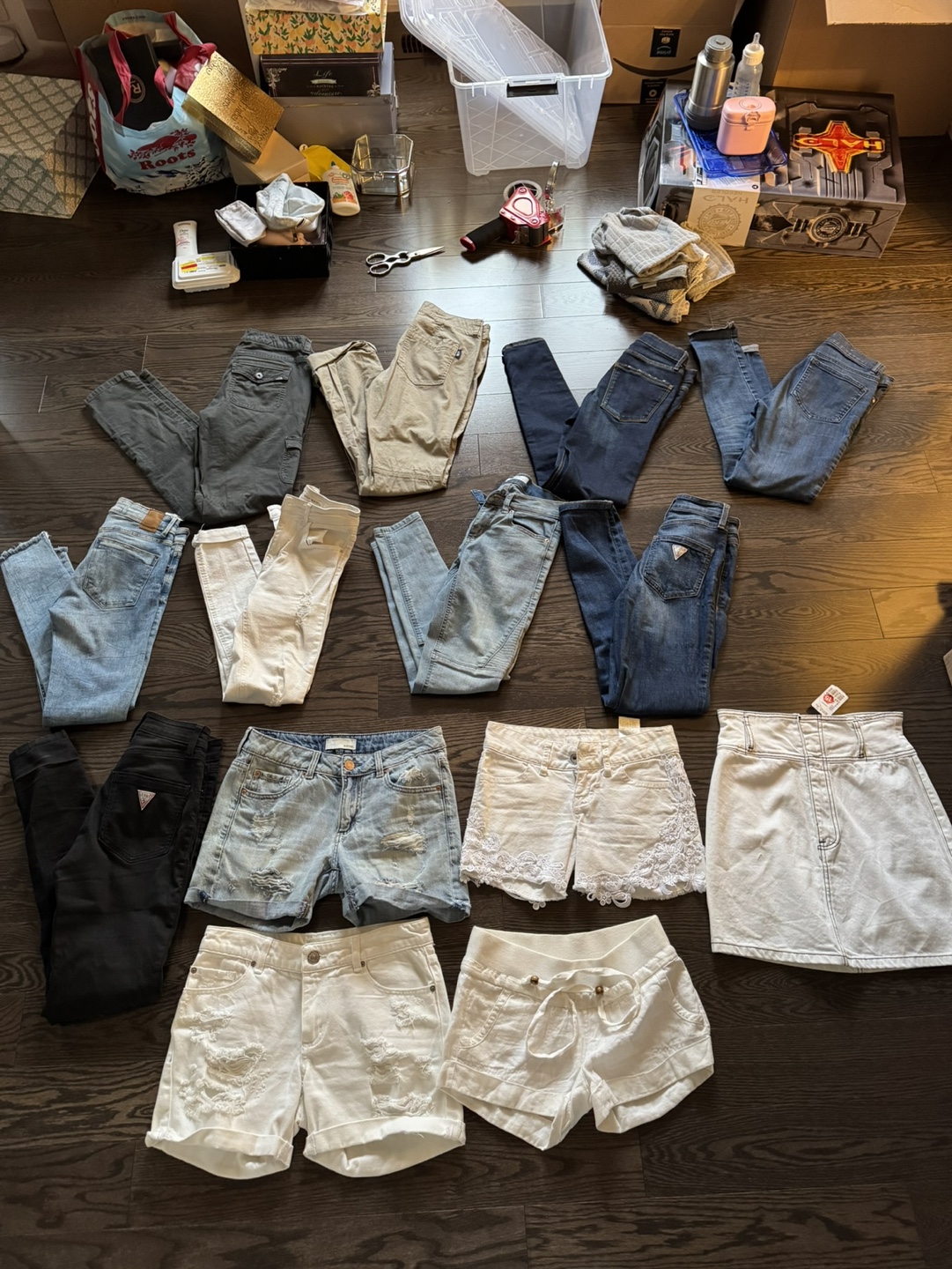 Bundle of 14 Women's Jeans and Shorts