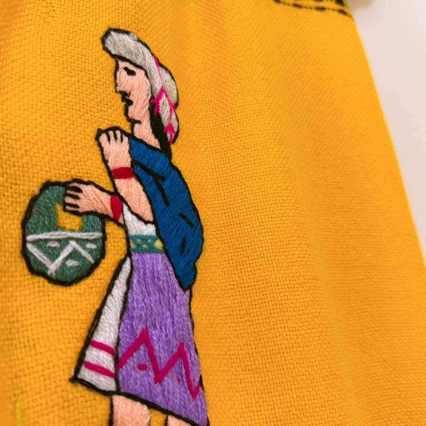 Vintage Embroidered Folk Dress image indicator(6)