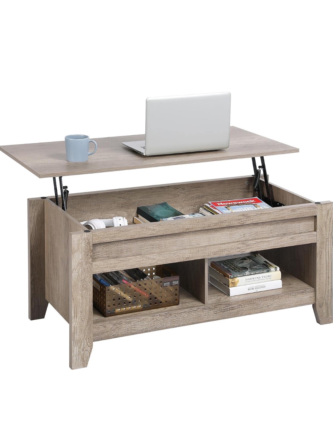 Lift-Top Coffee Table with Storage