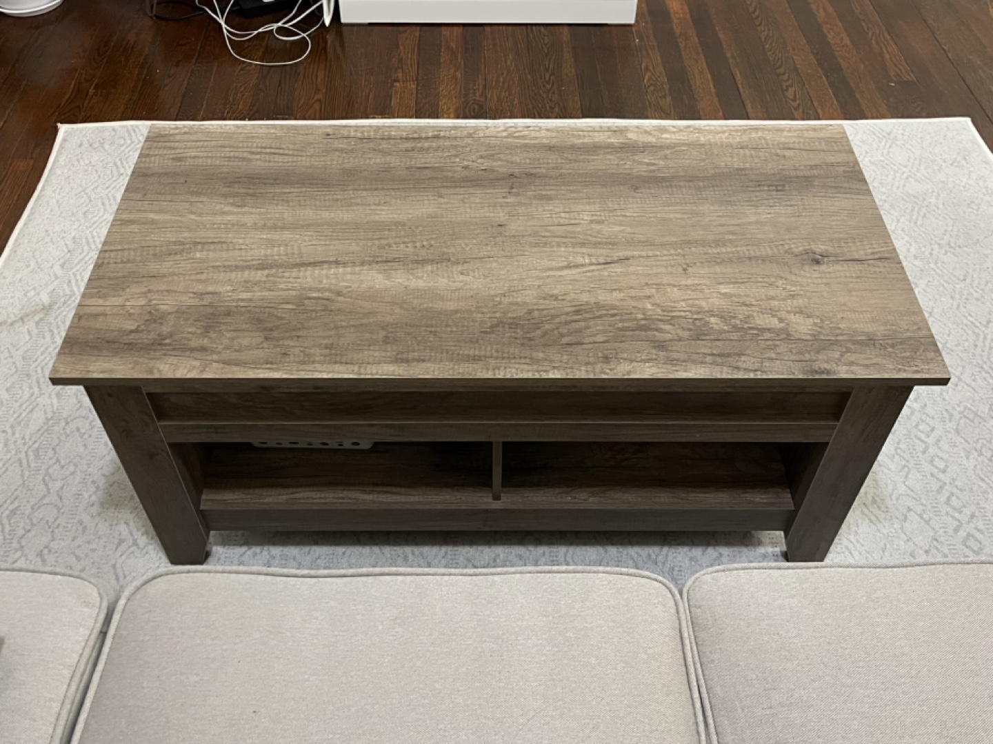 Lift-Top Coffee Table with Storage - photo 4