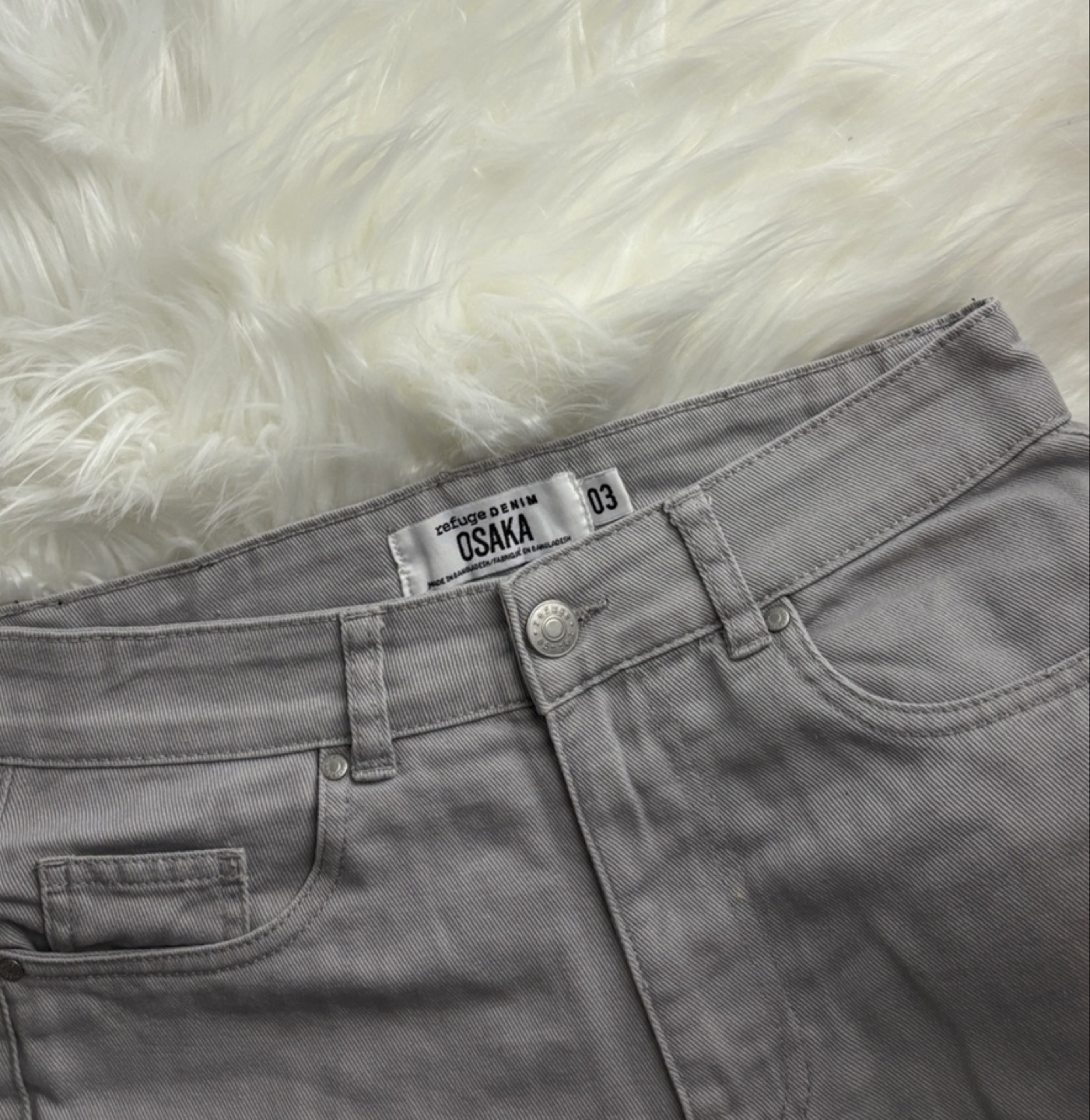 [REFUGE DENIM] Women Grey Osaka Jeans - photo 2
