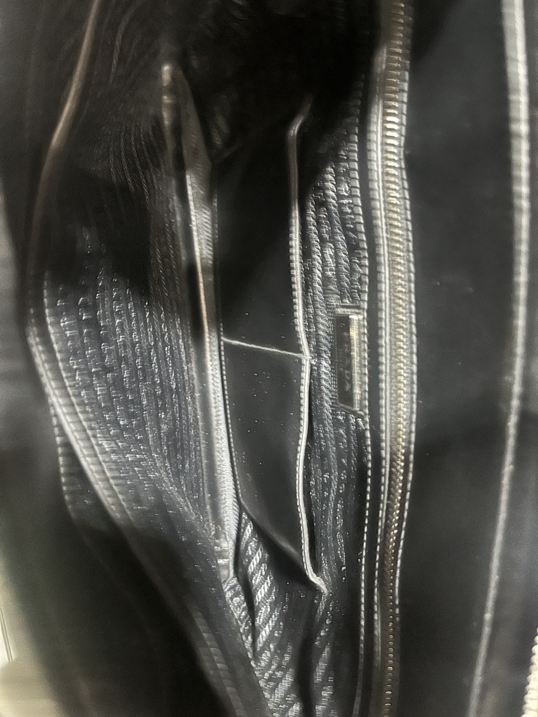 Authentic Prada Black Leather Briefcase - photo 4