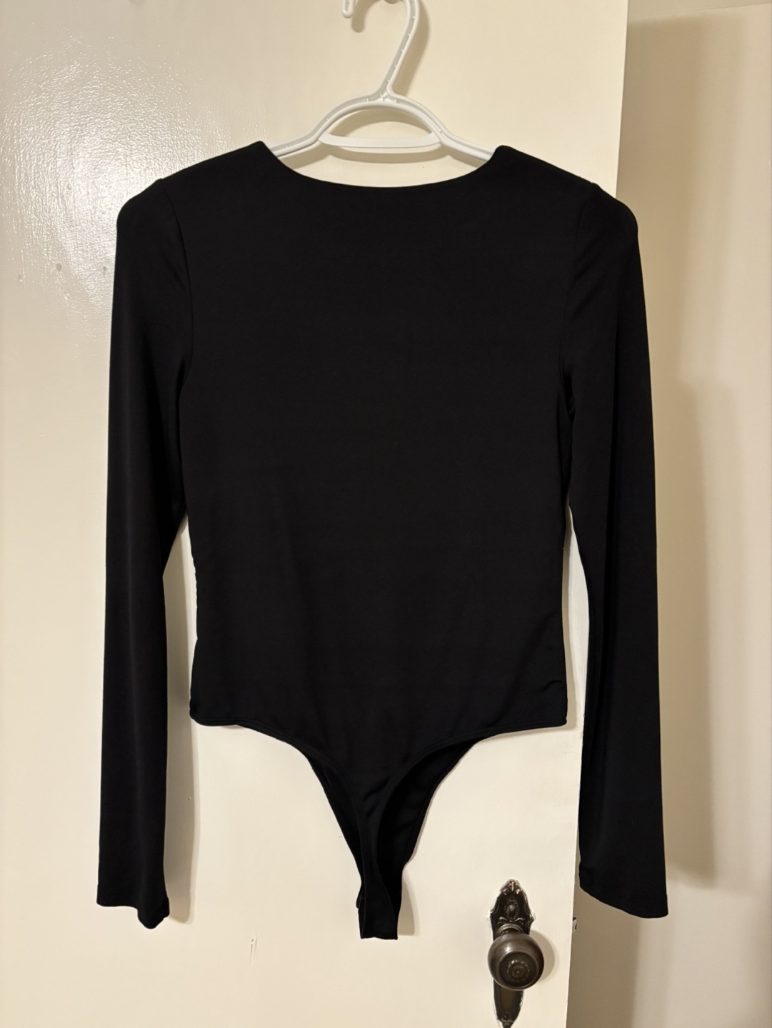 Black Long Sleeve Bodysuit - Size M/M - photo 2