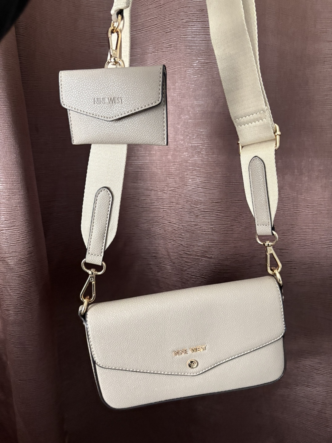 Nine West Crossbody Bag with Detachable Wallet