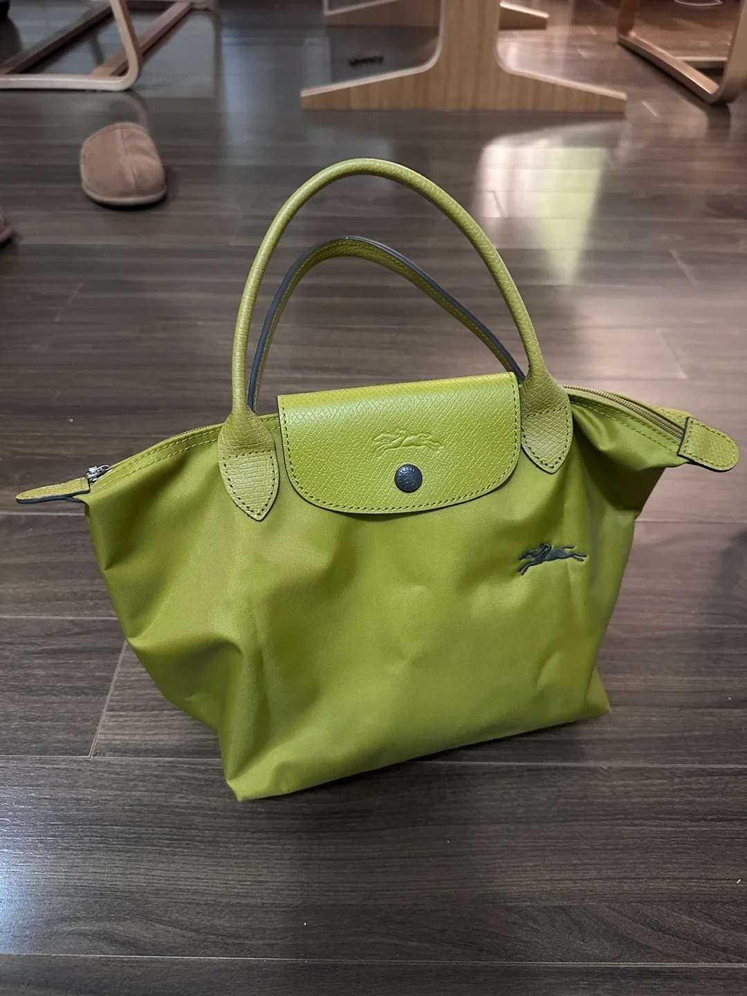 Longchamp Le Pliage Neo Small Handbag - Olive Green thumbnail