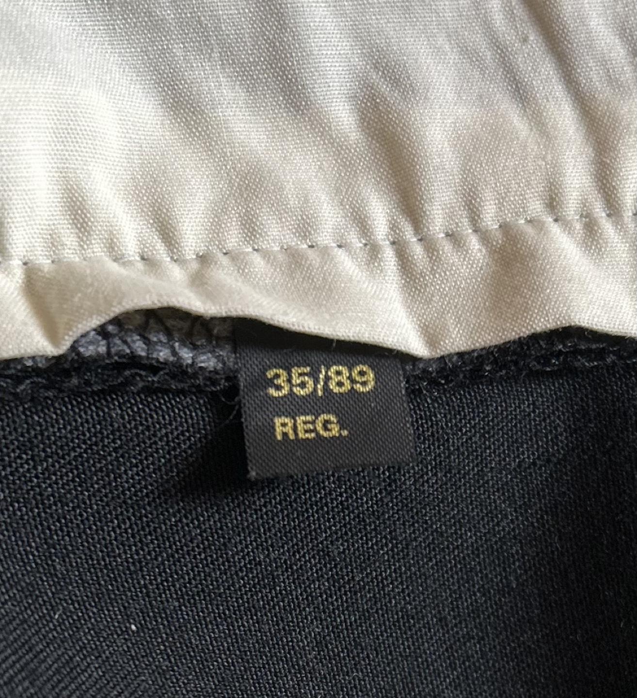 🥕💚Men's Uomo Elegant Black Double-Breasted Suit Size 35/89 - photo 3