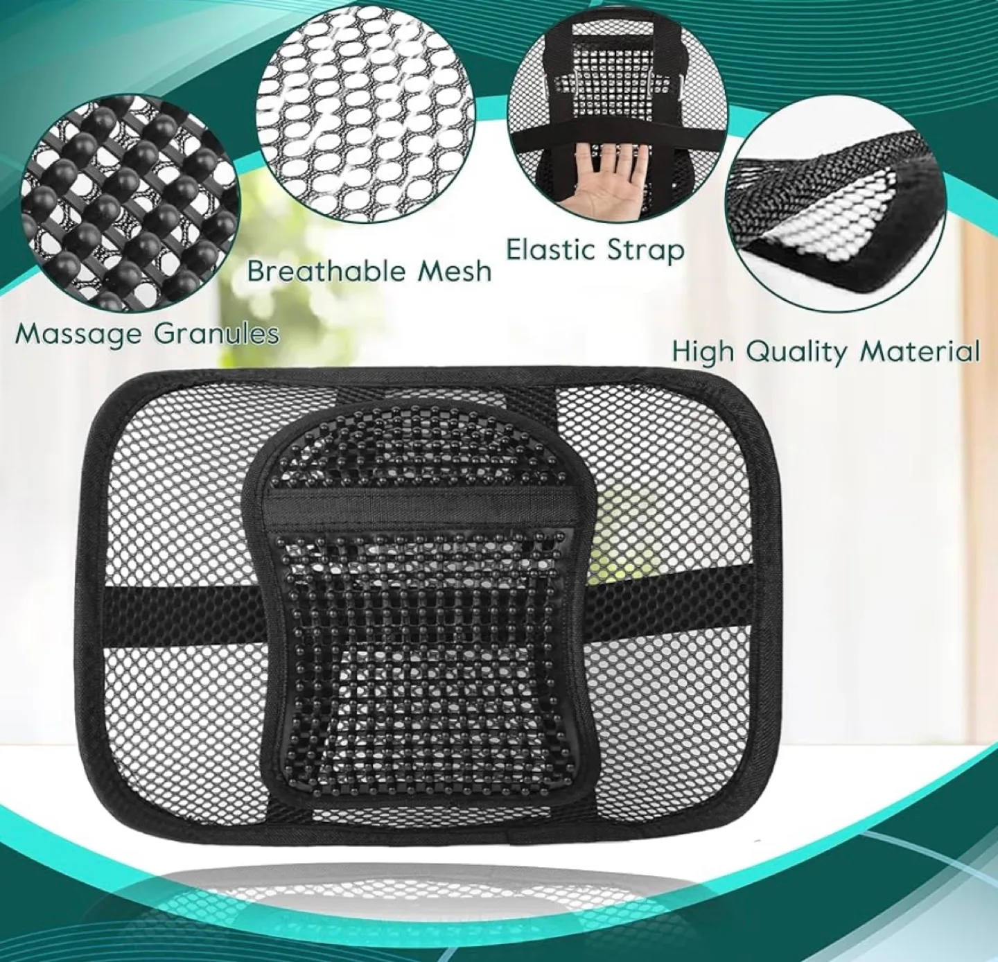 Ergonomic Lumbar Support Backrest for Chairs image indicator(6)