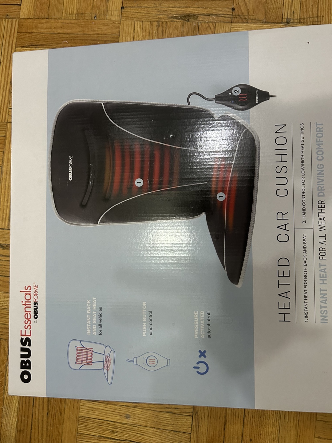 OBUSFORME Heated Car Cushion