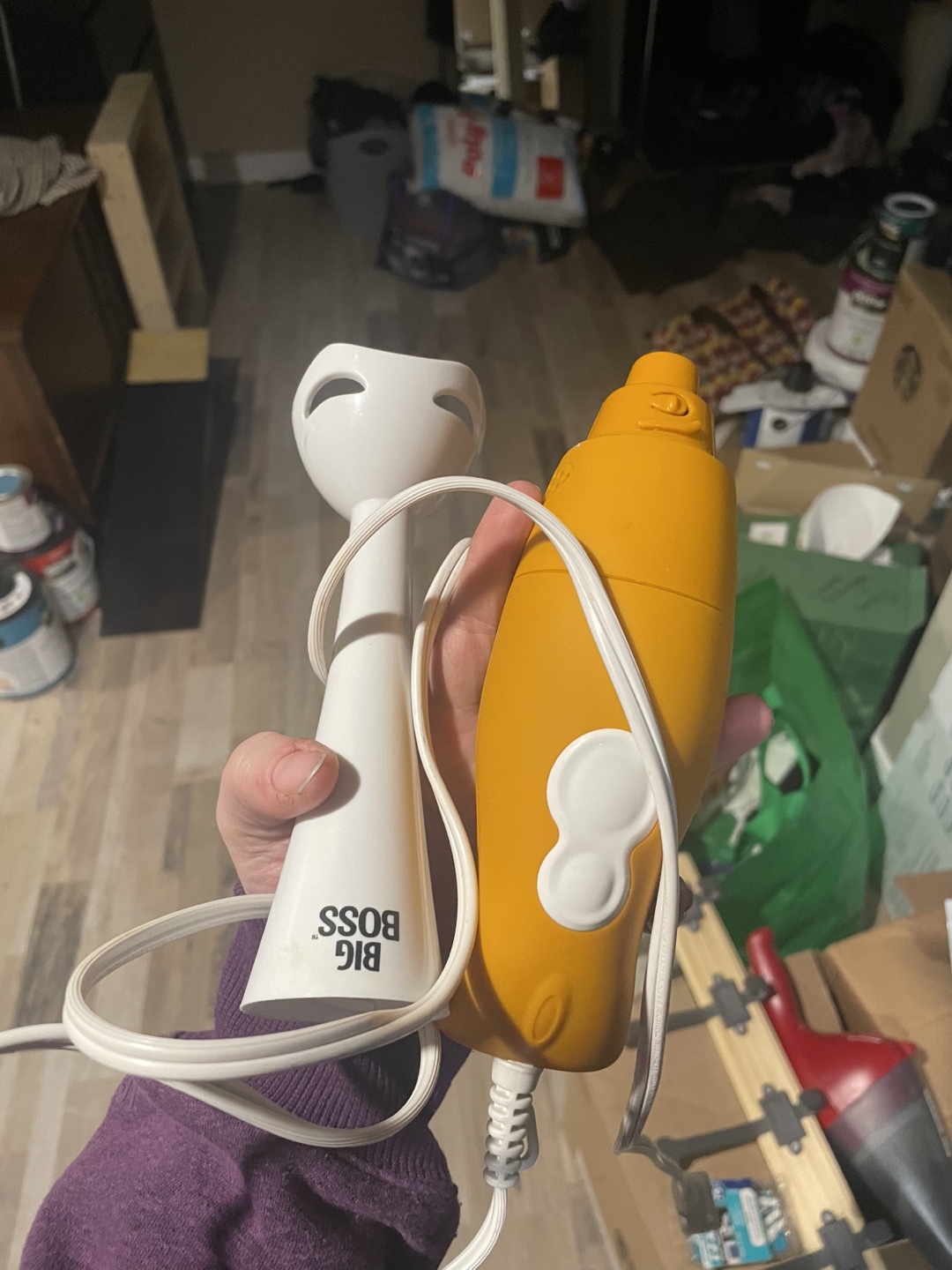 Immersion Blender - White and Yellow 💚