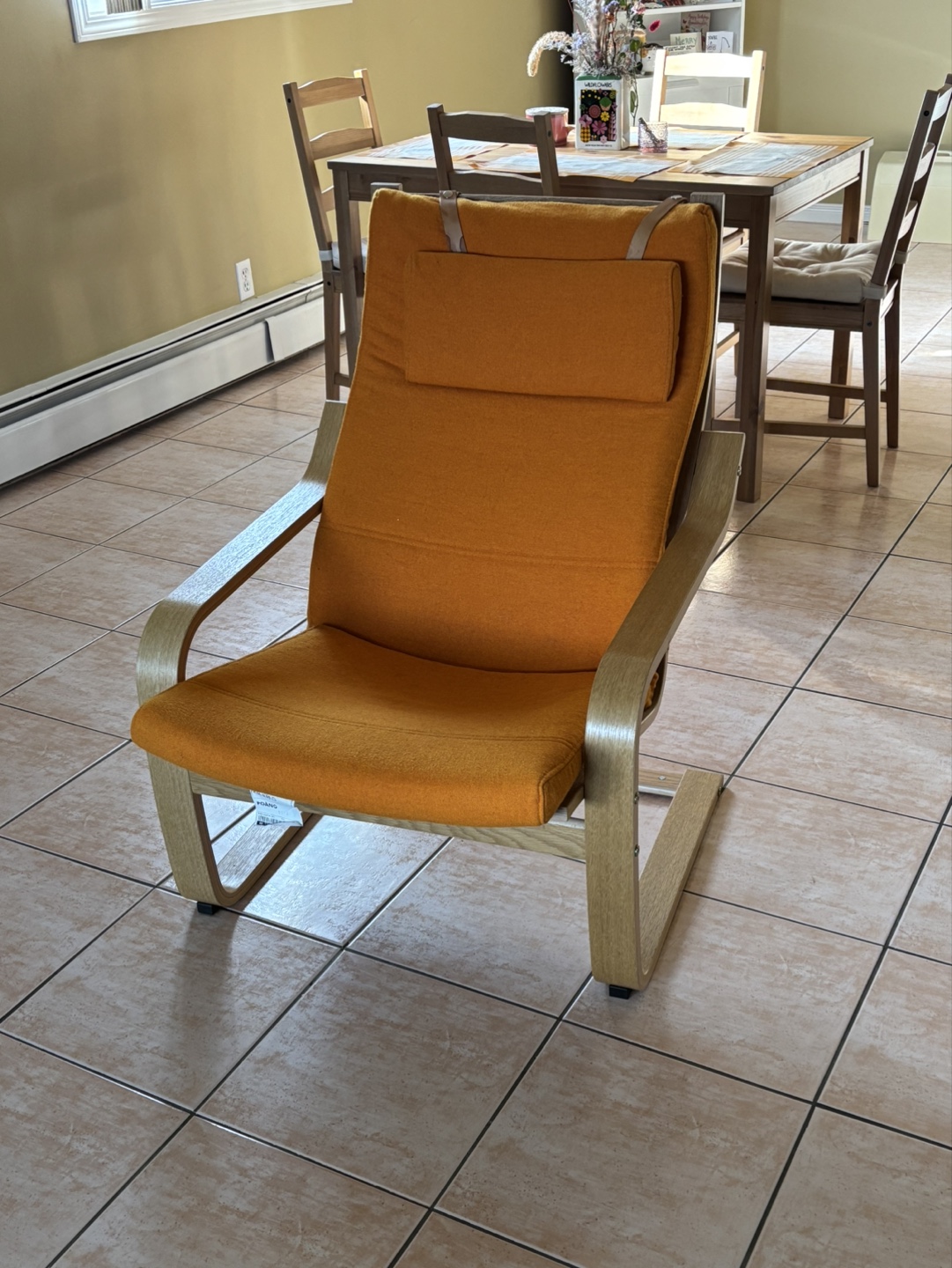 IKEA STRANDMON Wing Chair - Orange - photo 2