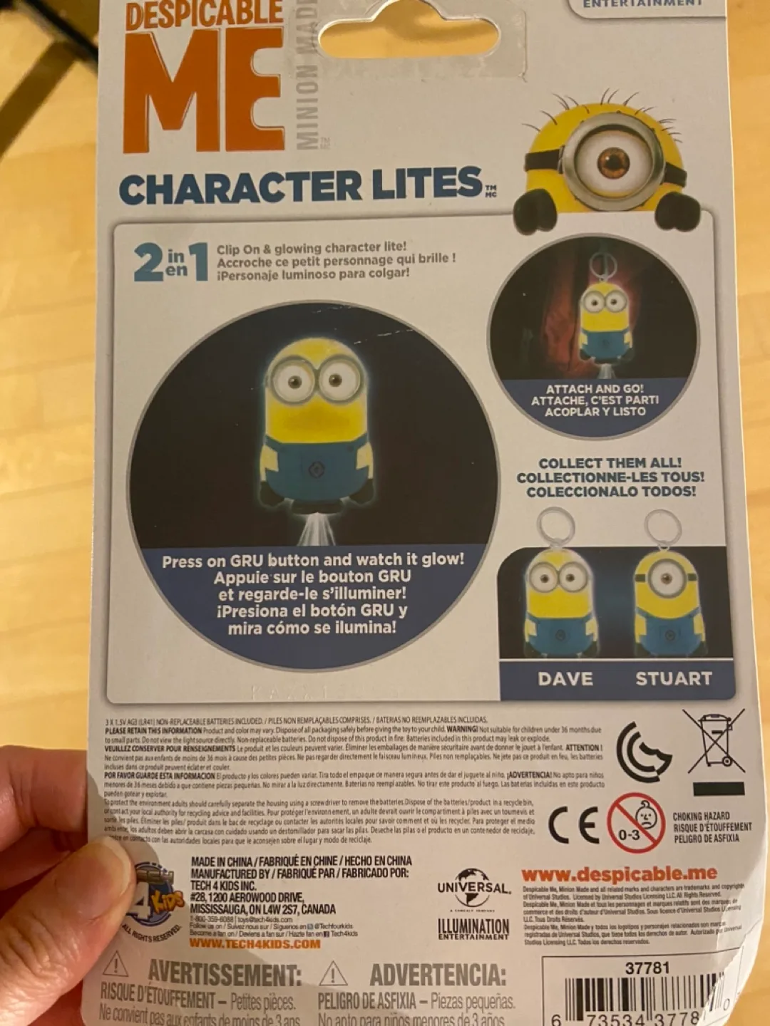 Despicable Me Minion Character Lites Dave image indicator(2)