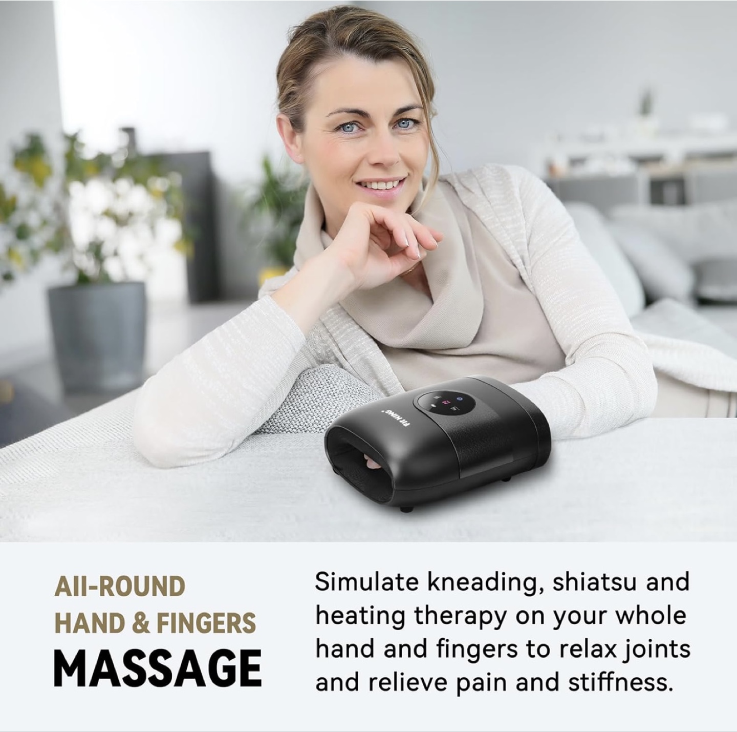 FIT KING Rechargeable Hand Massager with Heat - photo 2