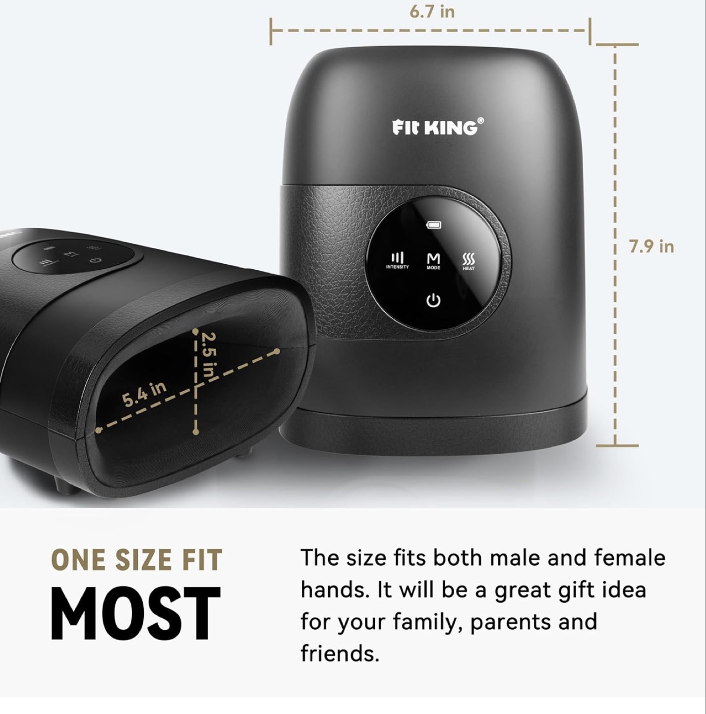 FIT KING Rechargeable Hand Massager with Heat - photo 5
