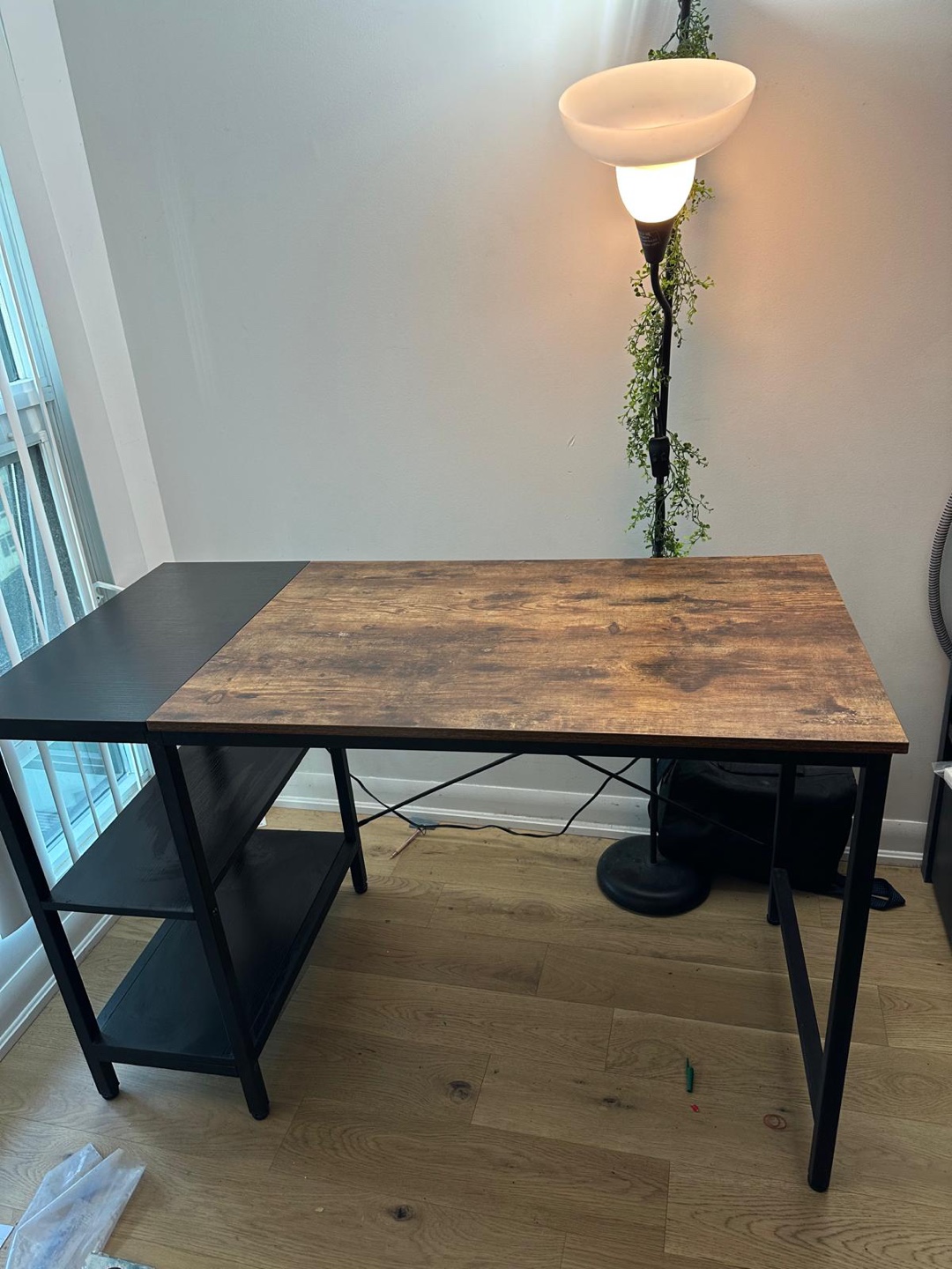 Computer Desk with Storage Shelf