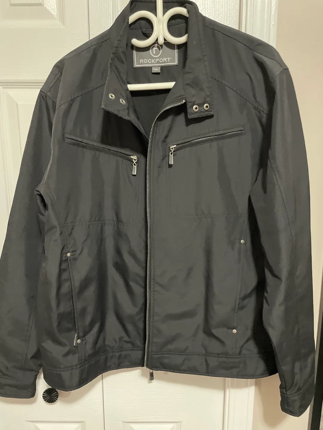 Rockport Men's Black Jacket Size Large. 💚 image indicator(2)