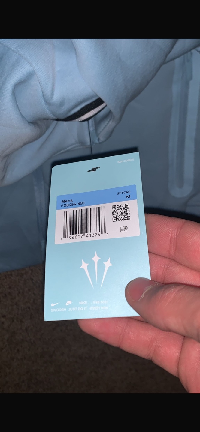 Nike NOCTA Tech Fleece Baby Blue Tracksuit - photo 2