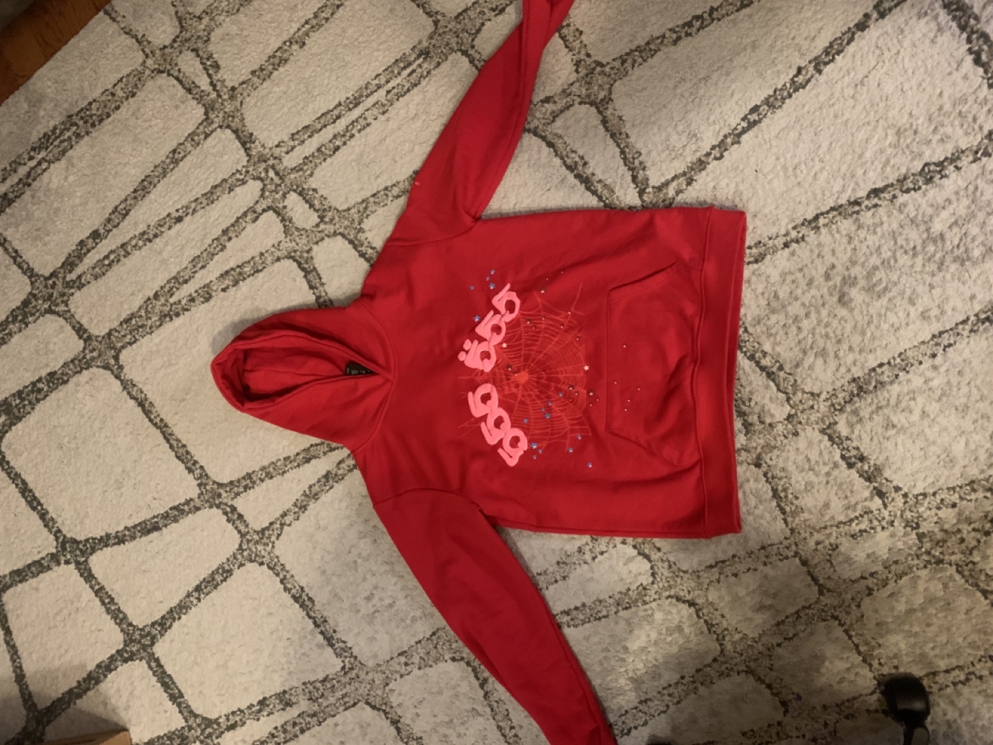 Red SP5DER Hoodie