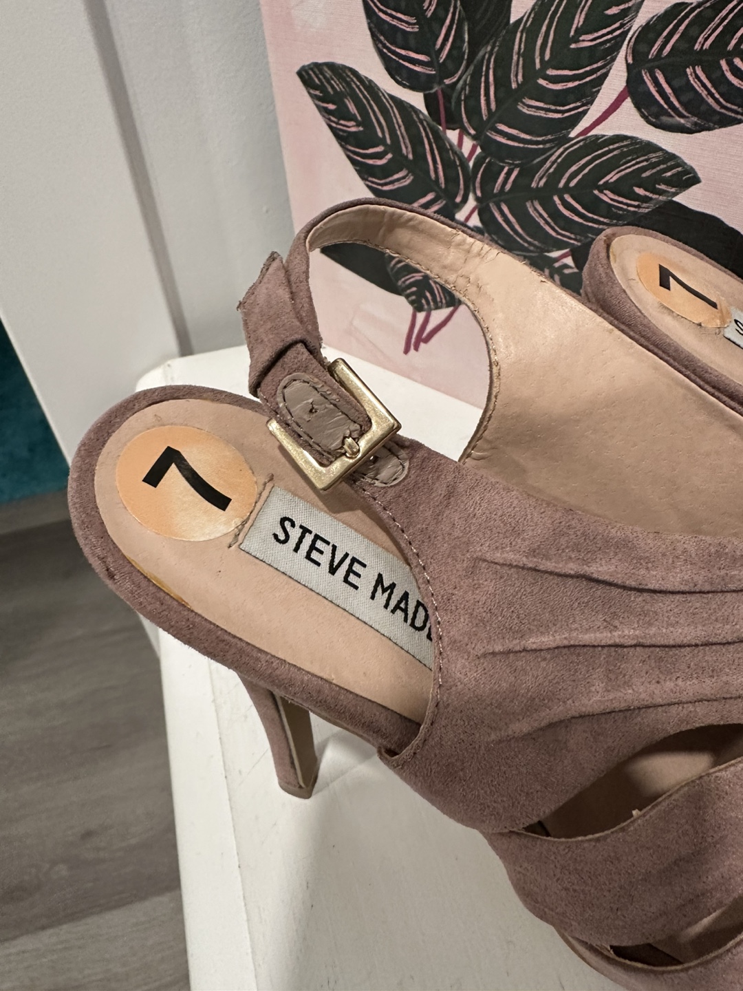 Steve Madden Dusty Rose Suede Heels - Size 7 - photo 2
