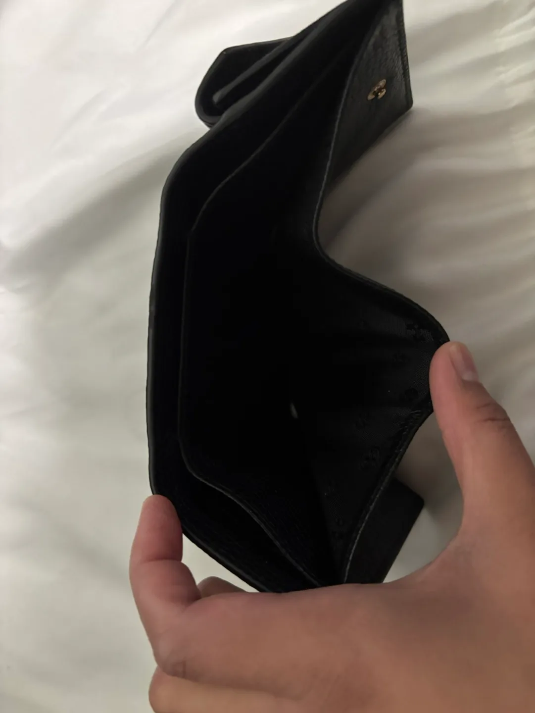 Tory Burch Black Leather Mini Wallet image indicator(5)