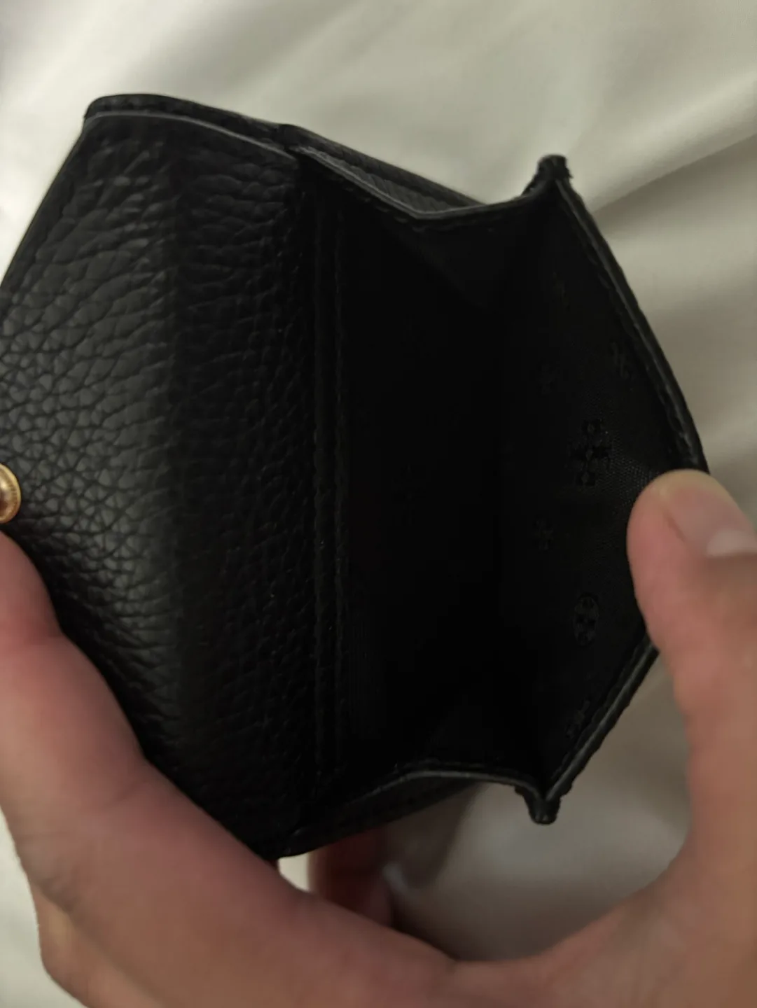 Tory Burch Black Leather Mini Wallet image indicator(3)