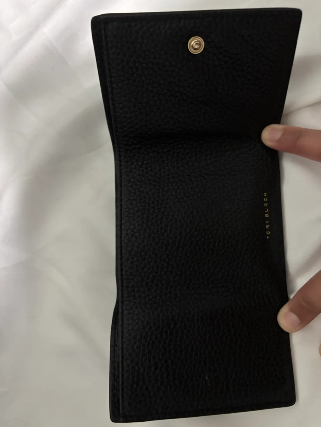 Tory Burch Black Leather Mini Wallet image indicator(4)