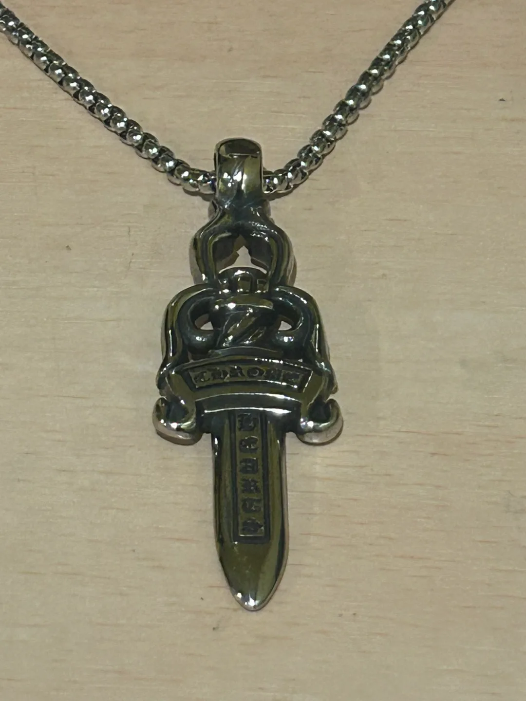 Chrome Hearts Dagger Pendant Necklace image indicator(2)