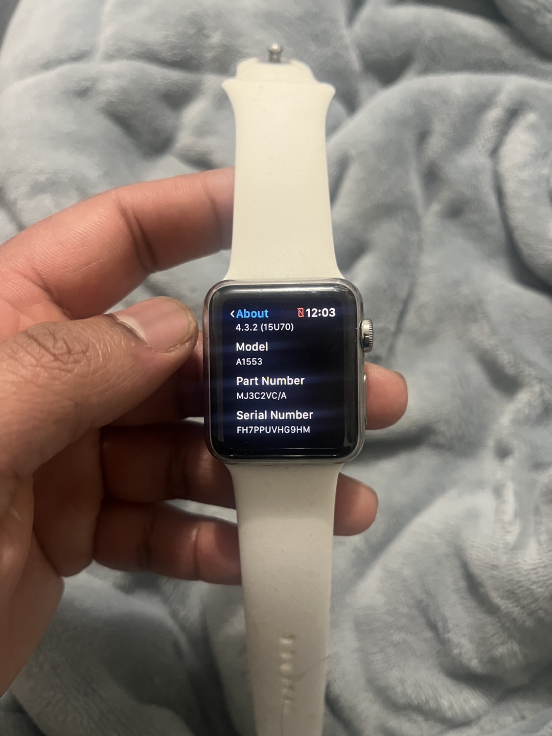 Series 1, 38mm,Stainless  Steel with White Sport Band - photo 3