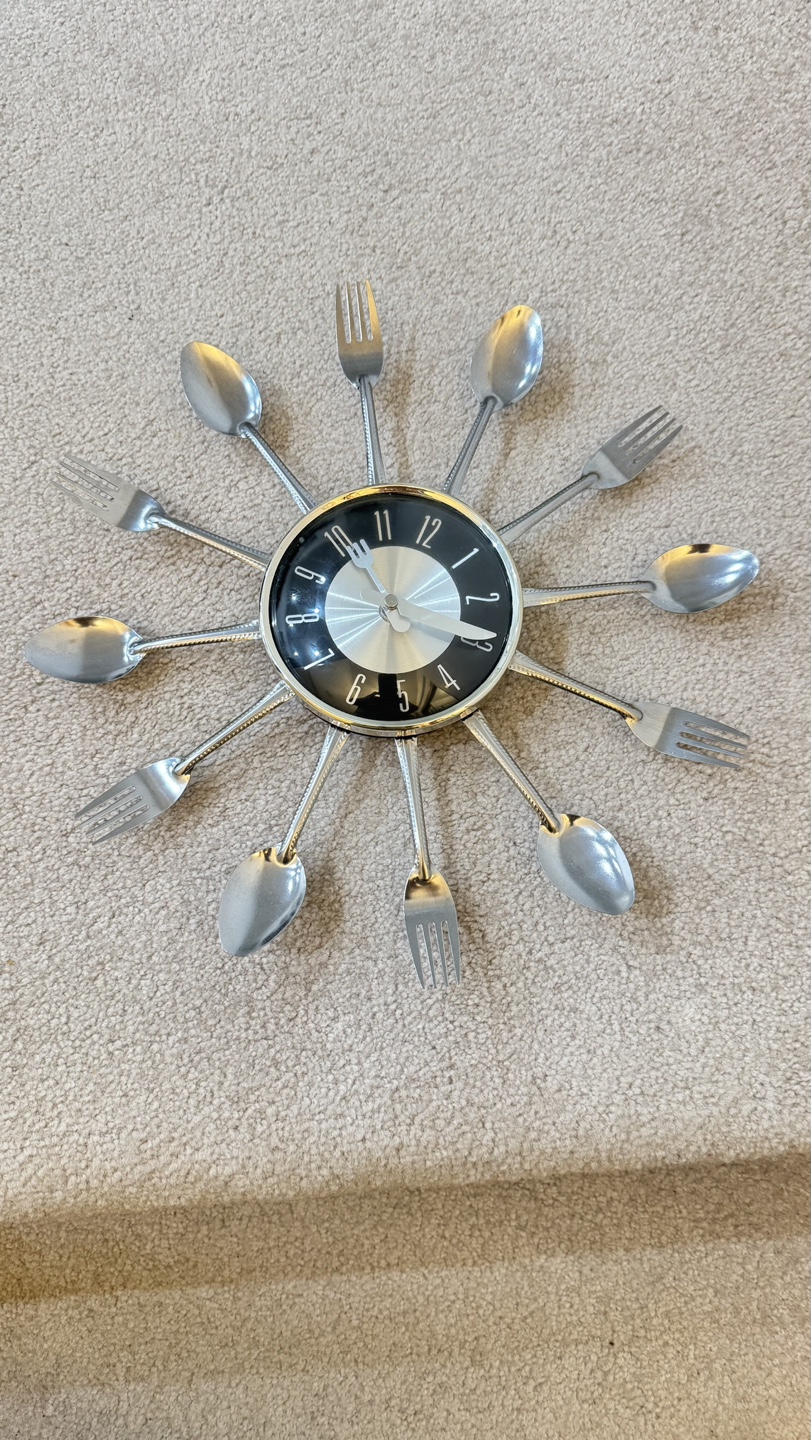 Unique Cutlery Wall Clock