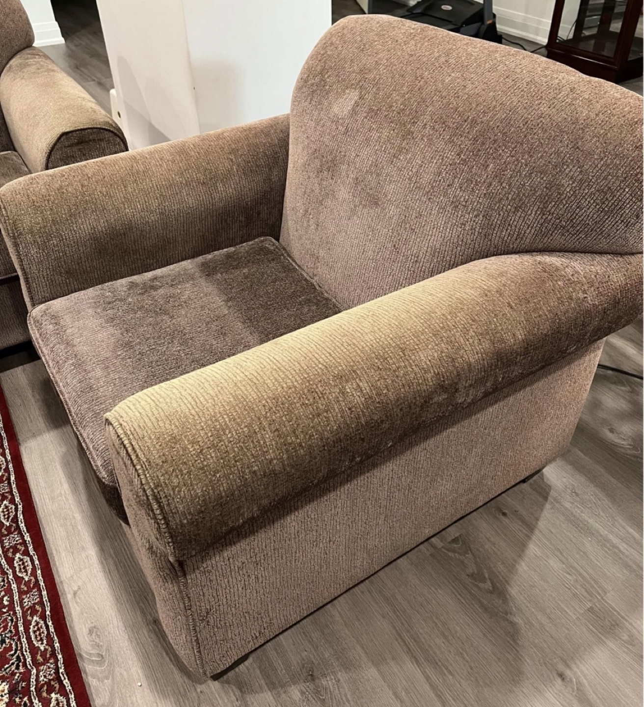 Brown Sofa Set - Loveseat, Sofa, and Armchair - photo 3