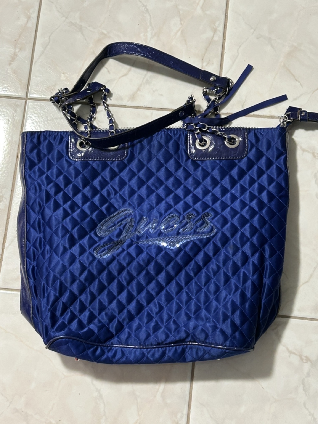 Guess Quilted Shoulder Bag