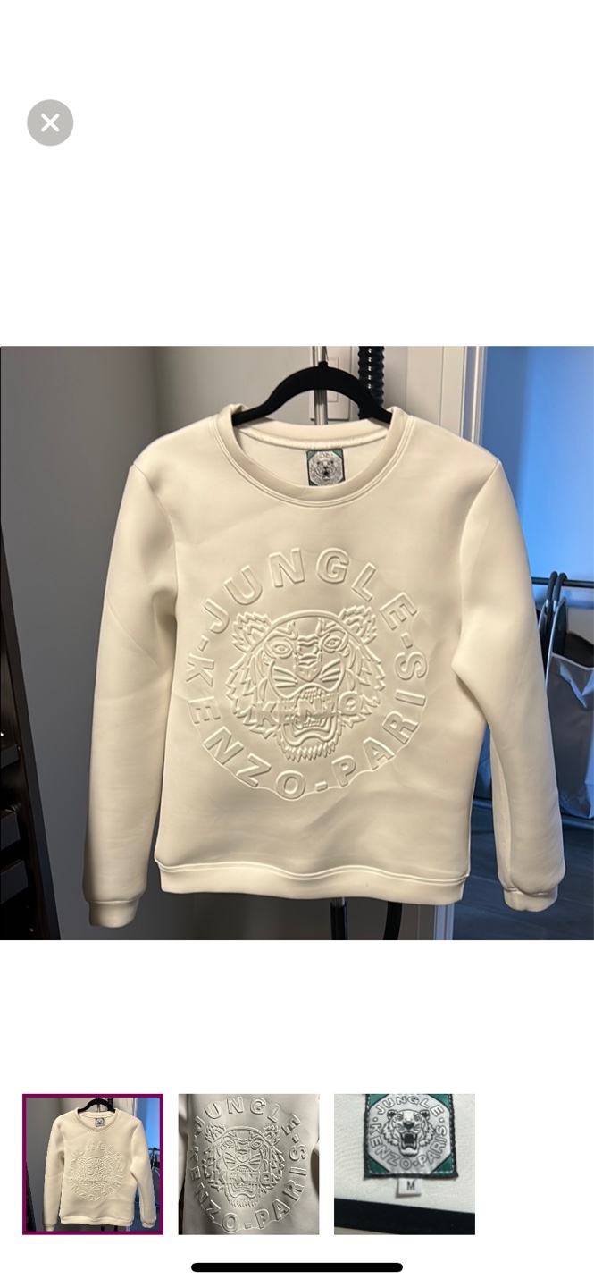 Kenzo Paris Embossed Tiger Sweatshirt