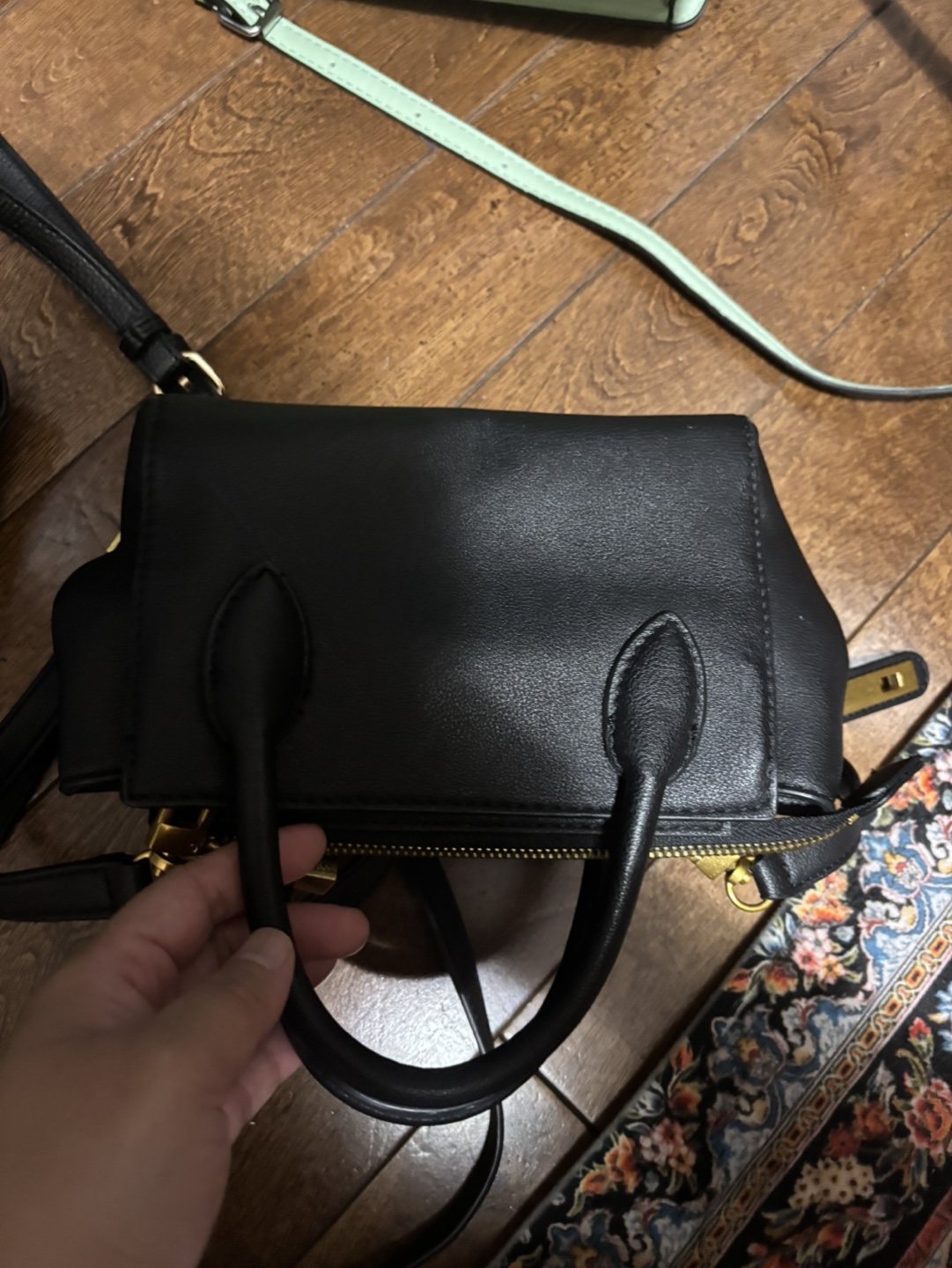 GUESS Black Mini Satchel Handbag - photo 2