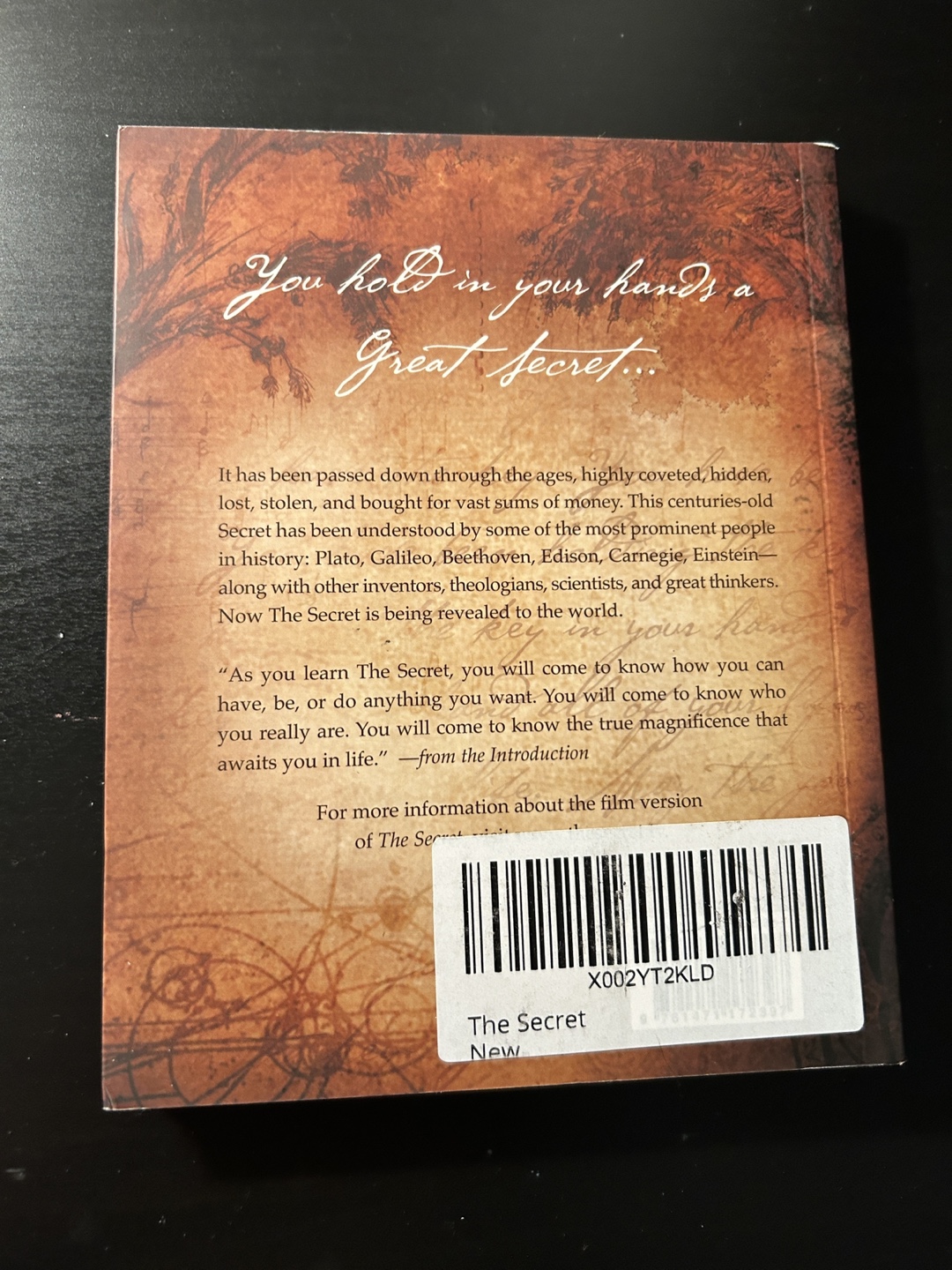 The Secret by Rhonda Byrne - Paperback Book - photo 2