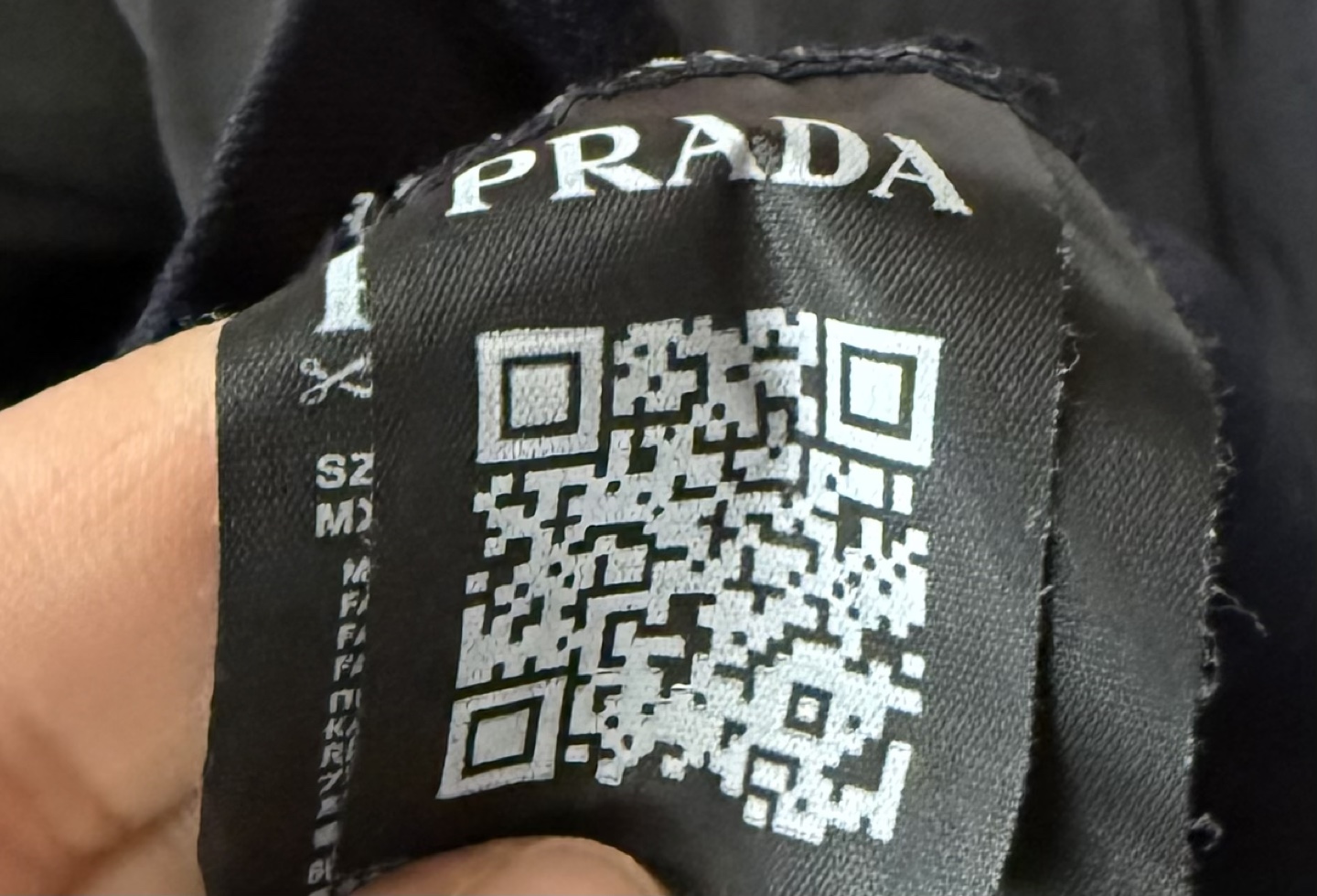 Prada Men's Mock Neck Short Sleeve Shirt