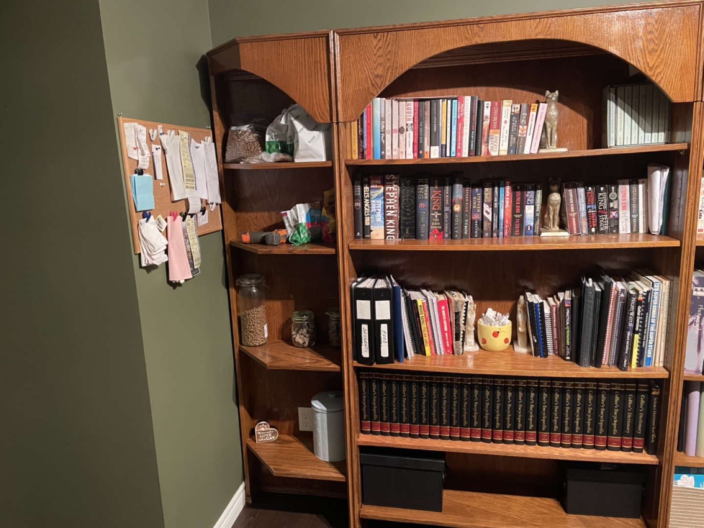 Large Wooden Bookcase - Double Unit - photo 3