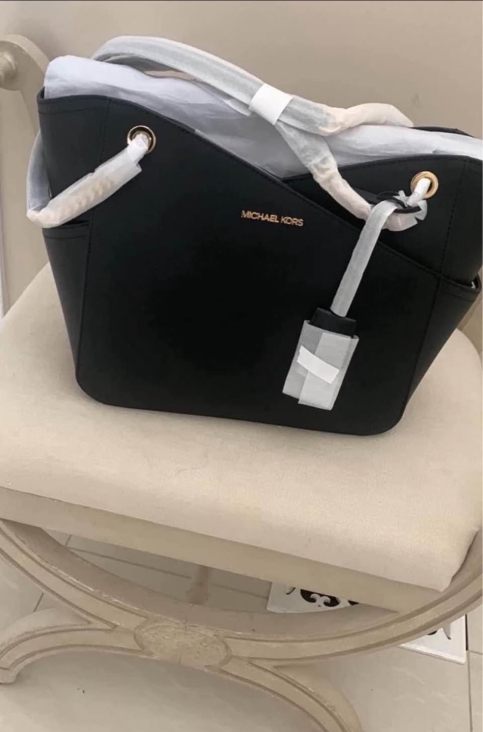 Michael Kors Black Leather Tote Bag - photo 2