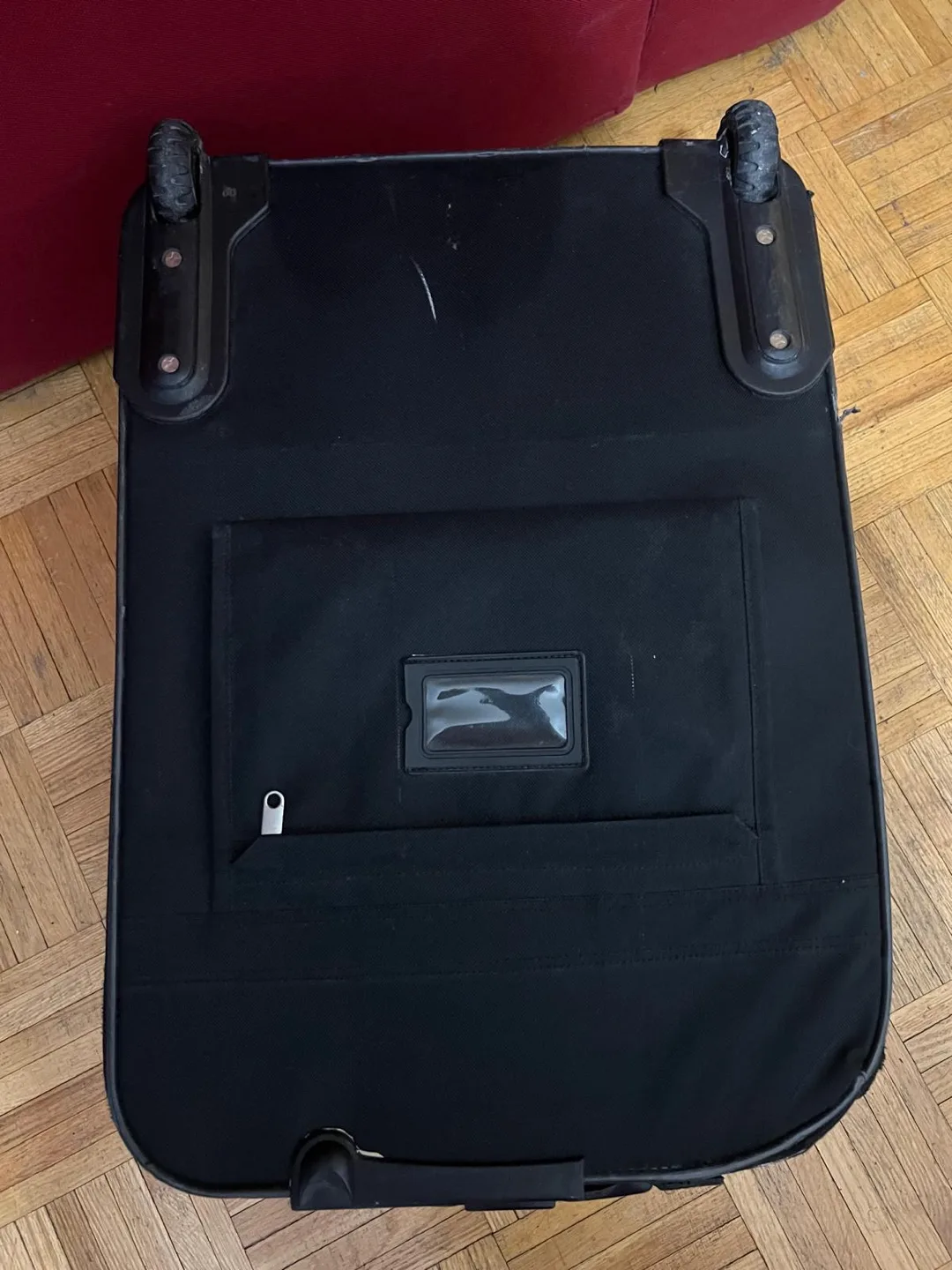 Black Carry-on Suitcase with Wheels image indicator(5)