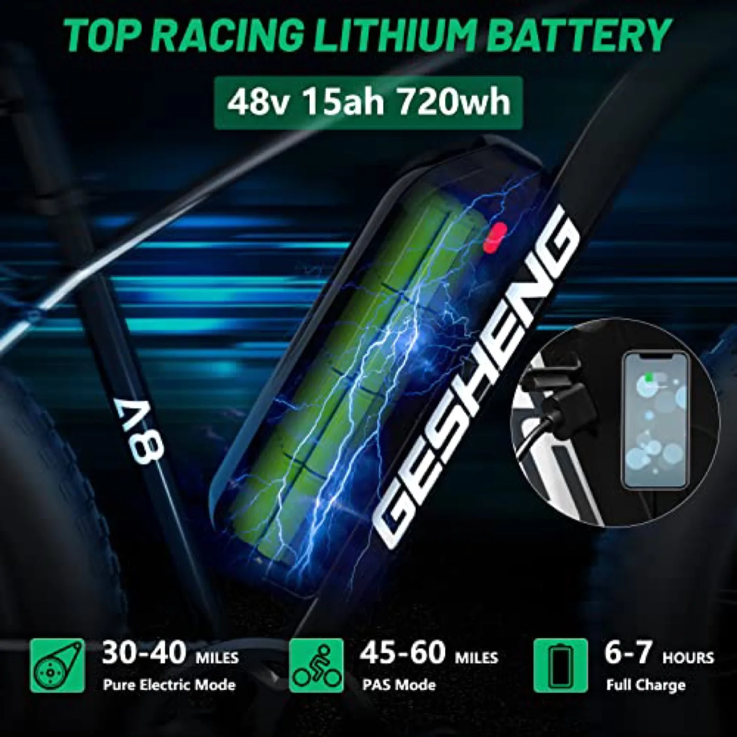 Brand New Gesheng A8 750W 40km/h image indicator(3)