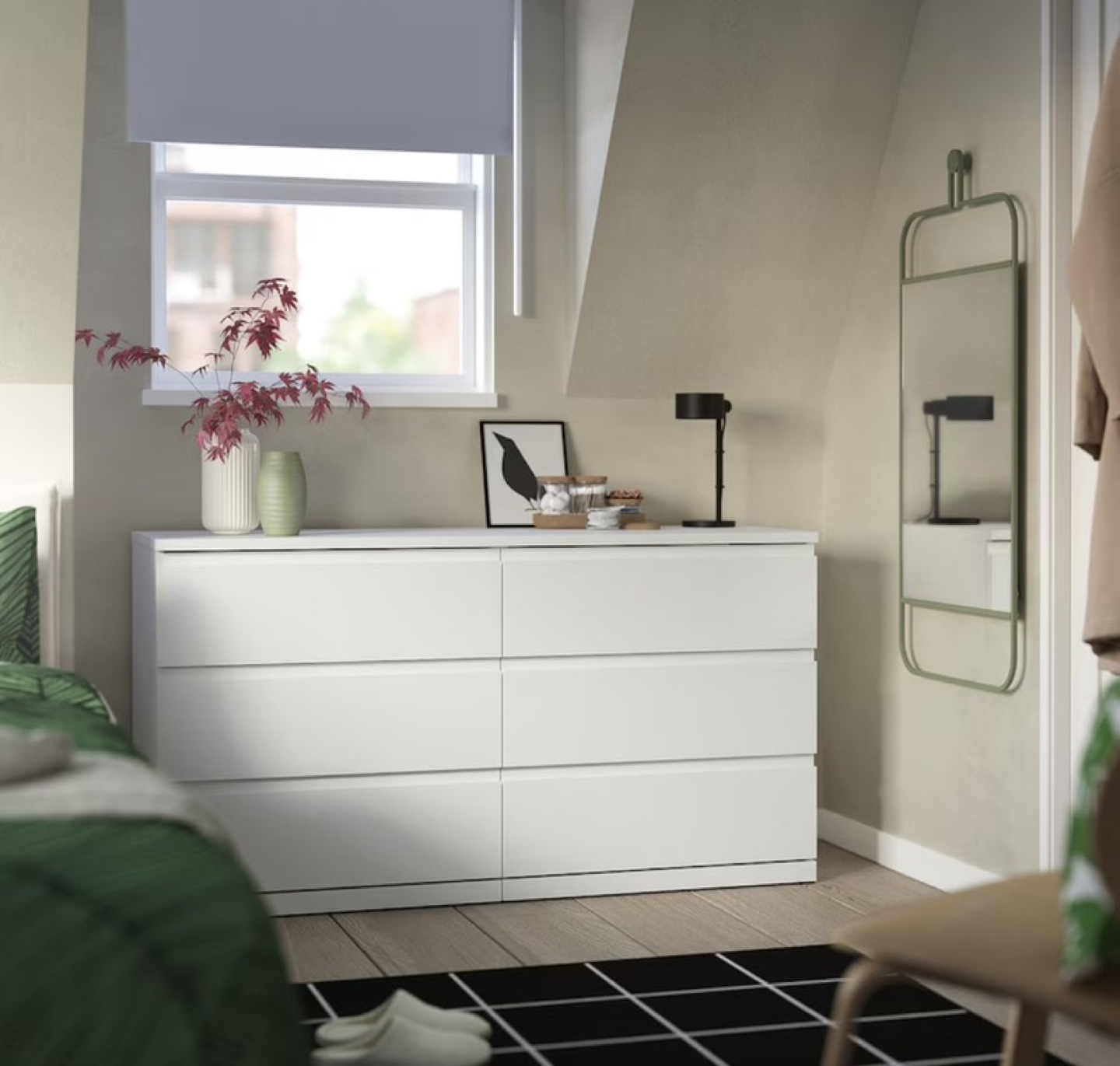 IKEA MALM 6-Drawer Dresser - White - photo 2