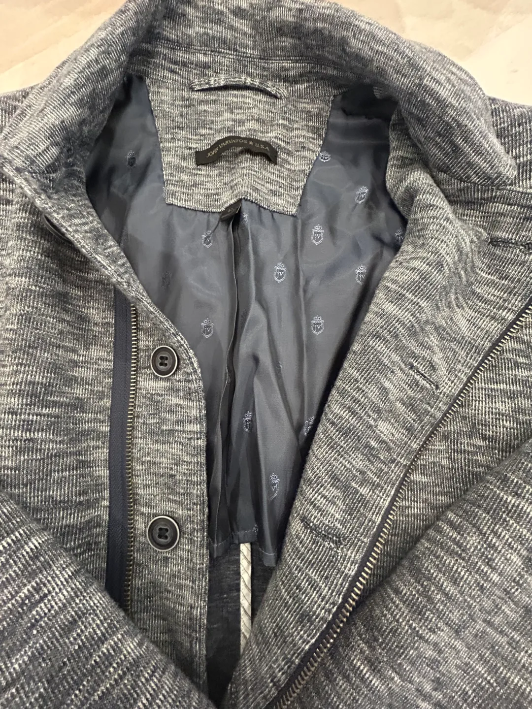 John Varvatos U.S.A. Men's Size 40 Knit Blazer Jacket image indicator(4)