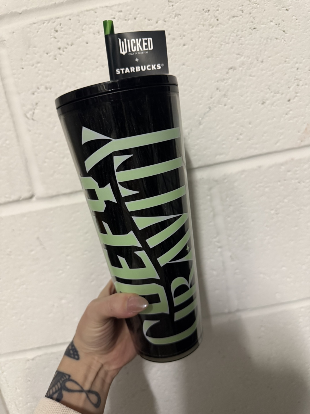 Brand new Starbucks Wicked glow in the dark Cold Cup