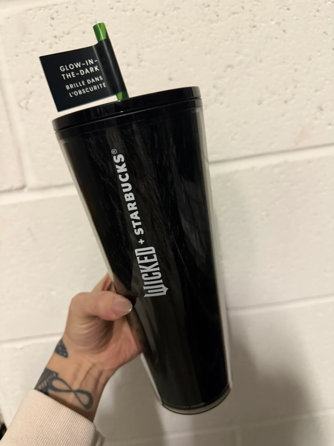 Brand new Starbucks Wicked glow in the dark Cold Cup image indicator(2)