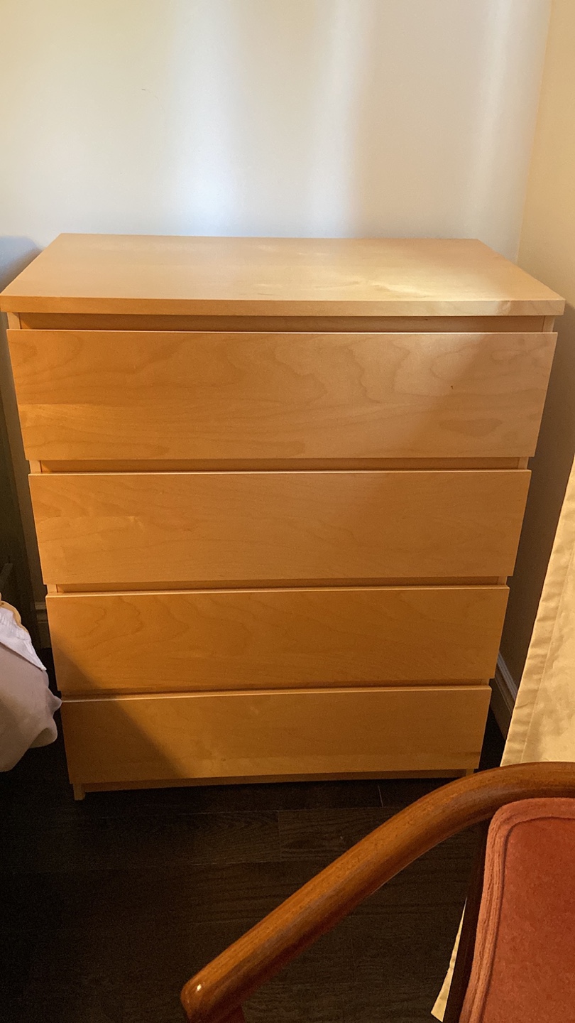 IKEA MALM Chest of Drawers & Nightstand - photo 2