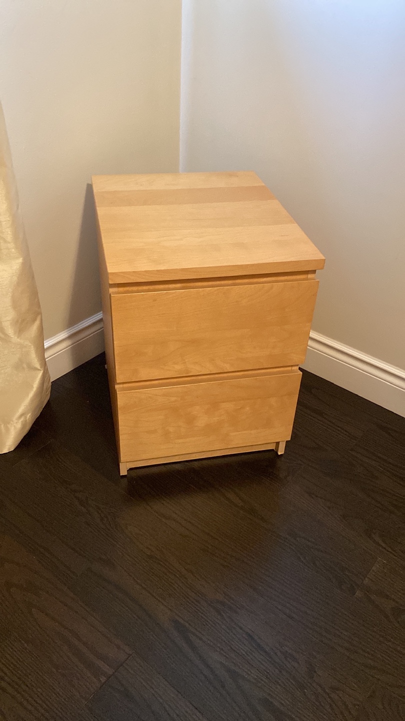 IKEA MALM Chest of Drawers & Nightstand