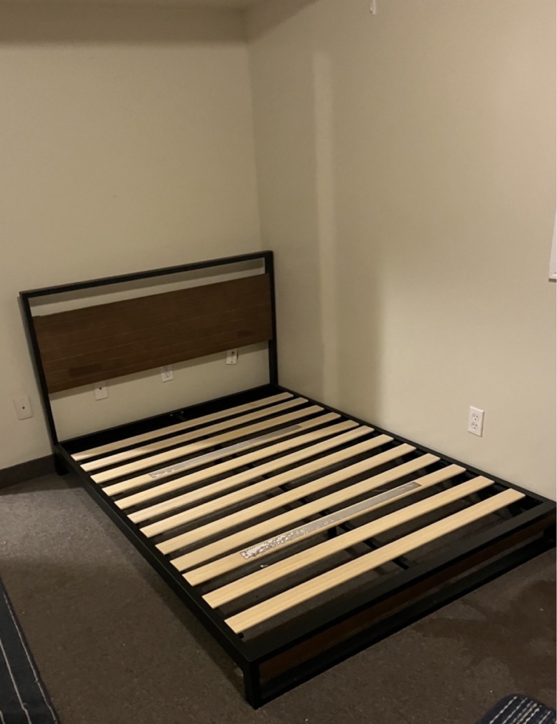 Double/Full Platform Bed Frame - No Box Spring Needed
