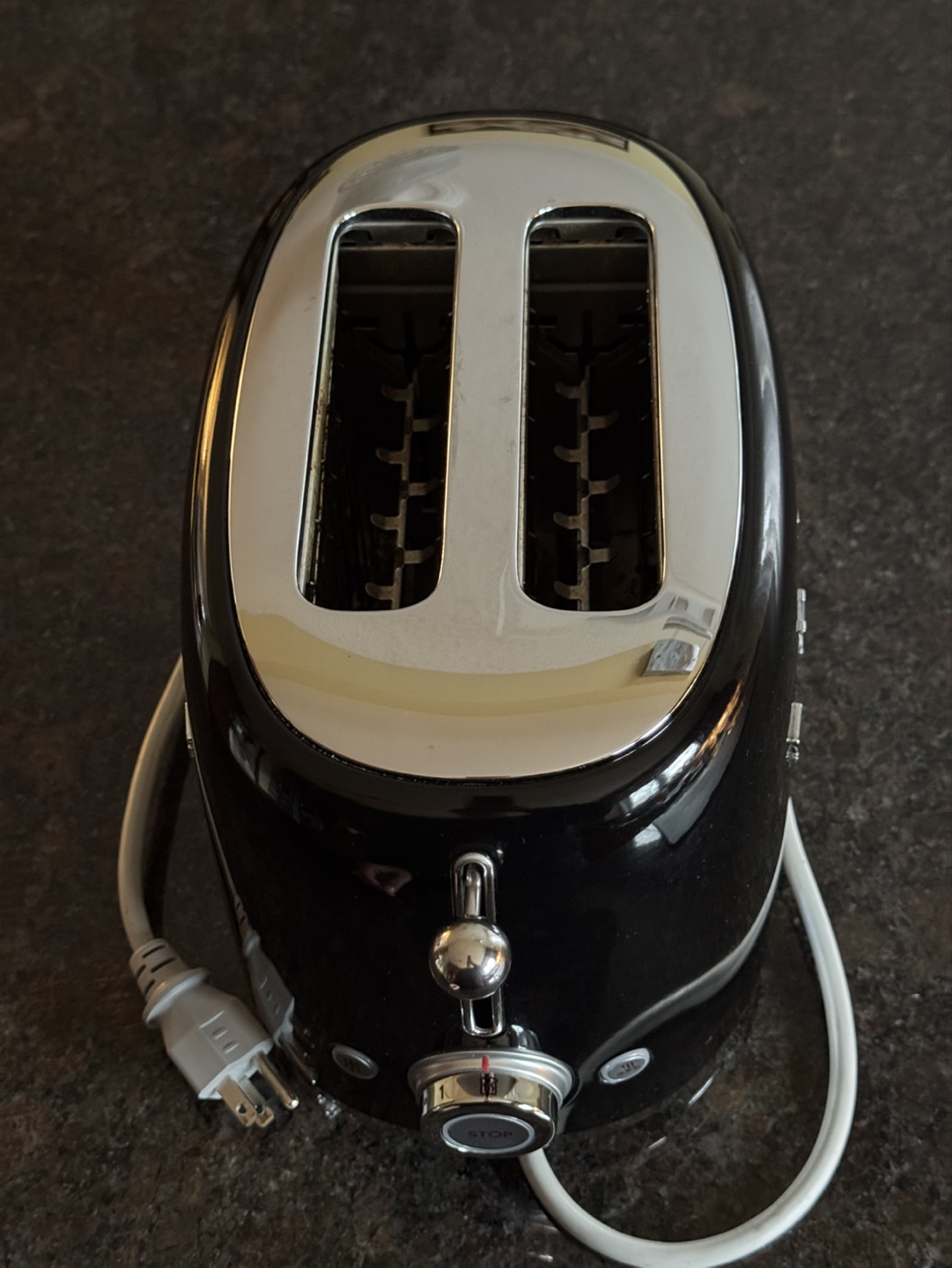 SMEG Two-Slice Toaster - Black - photo 2